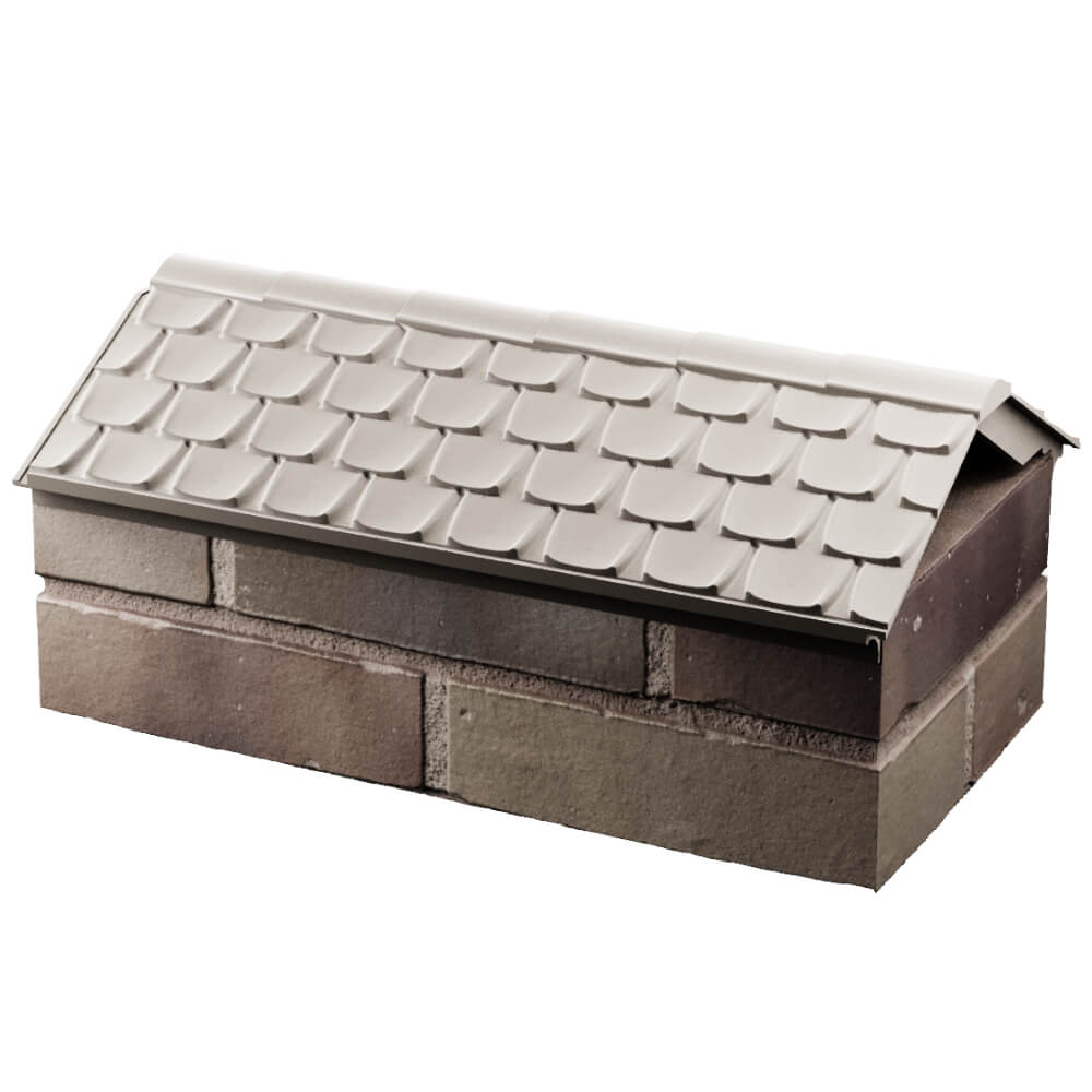 Парапет Zking Эльбрус Бежевый с посадкой на 1 кирпич (255мм) в Грозном фото