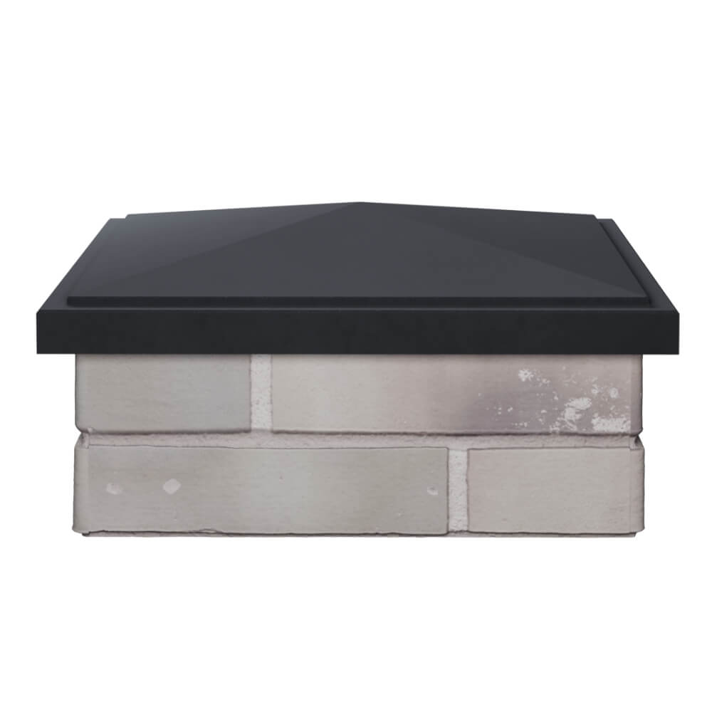 Колпак Zking БонаМоно Серый на столб 1.5х1.5 кирпича (385х385, 400х400мм) Грозный фото