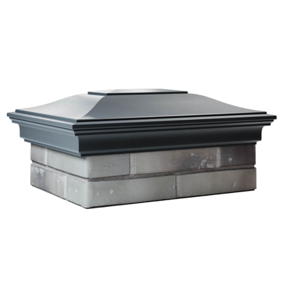 Колпак Zking Монблан Серый на столб 2х1.5 кирпича (515х385мм) в Грозном фото