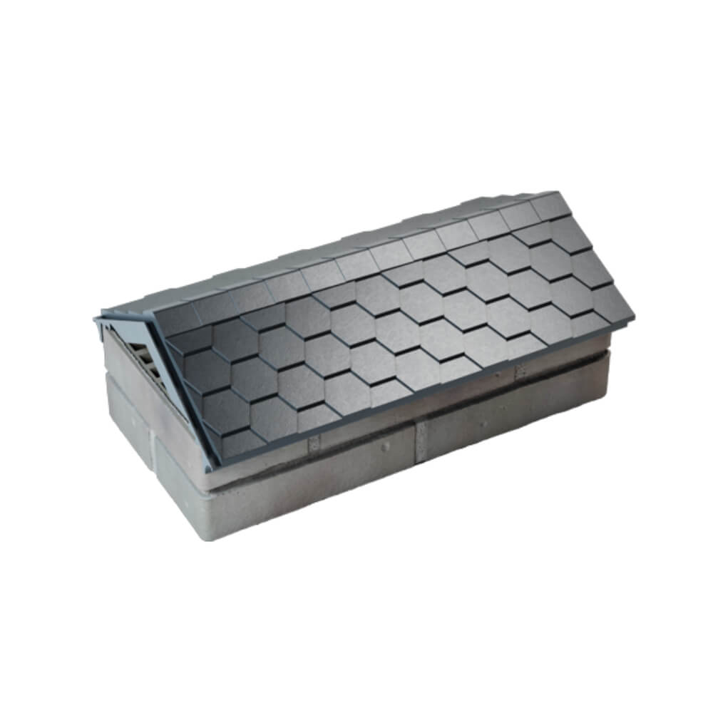 Парапет Zking Эверест Серый с посадкой на 1 кирпич (200/225/255мм) в Грозном фото