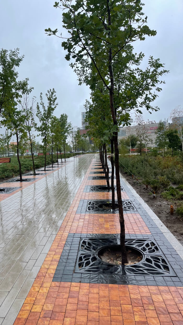 Приствольная решетка для дерева ZKING CRUST 1.2х1.2м Черная в Грозном фото