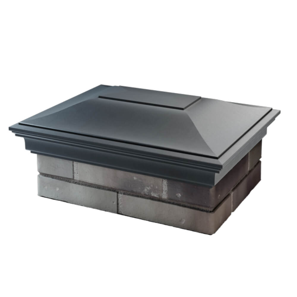 Колпак Zking Монблан Серый на столб 2х1.5 кирпича (515х385мм) в Грозном фото