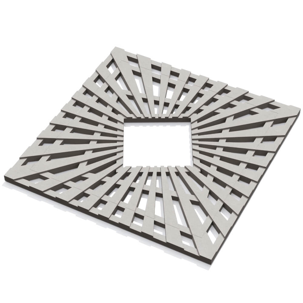 Приствольная решетка для дерева ZKING ATMOSPHERE 1.2х1.2м Бежевая в Грозном фото