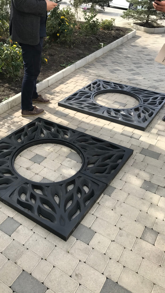 Приствольная решетка для дерева ZKING CRUST 1.2х1.2м Черная в Грозном фото