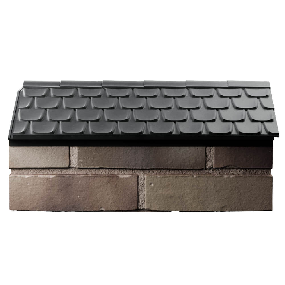 Парапет Zking Эльбрус Серый с посадкой на 1 кирпич (255мм) в Грозном фото