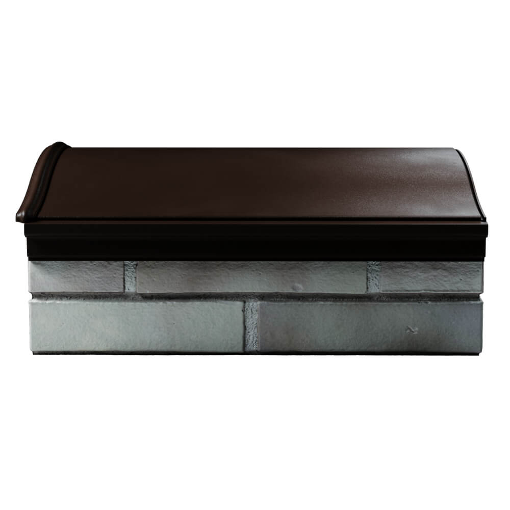 Парапет Zking Монблан Коричневый посадка на 1.5 кирпича (355/385мм) в Грозном фото