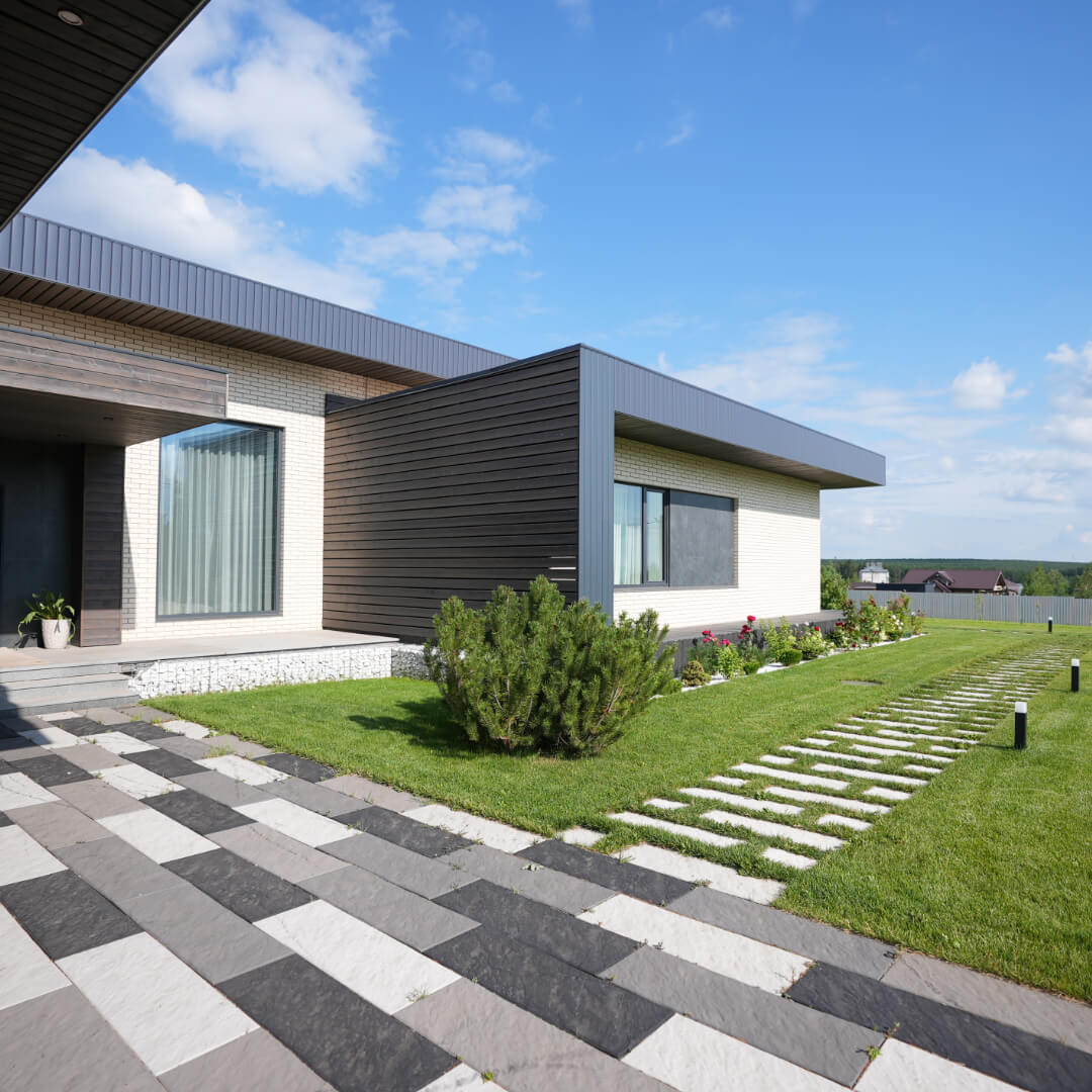 Шаговая плита STONE Светлая Галька 990х330х55мм в Грозном фото