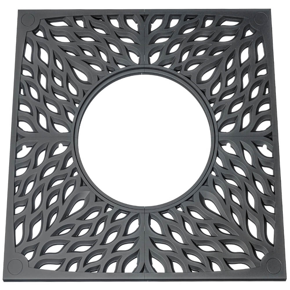 Приствольная решетка для дерева ZKING CRUST 2х2м Черная Грозный фото