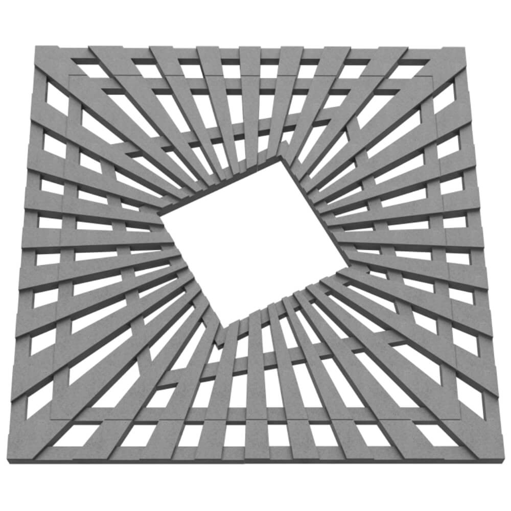 Приствольная решетка для дерева ZKING ATMOSPHERE 1.2х1.2м Серая в Грозном фото