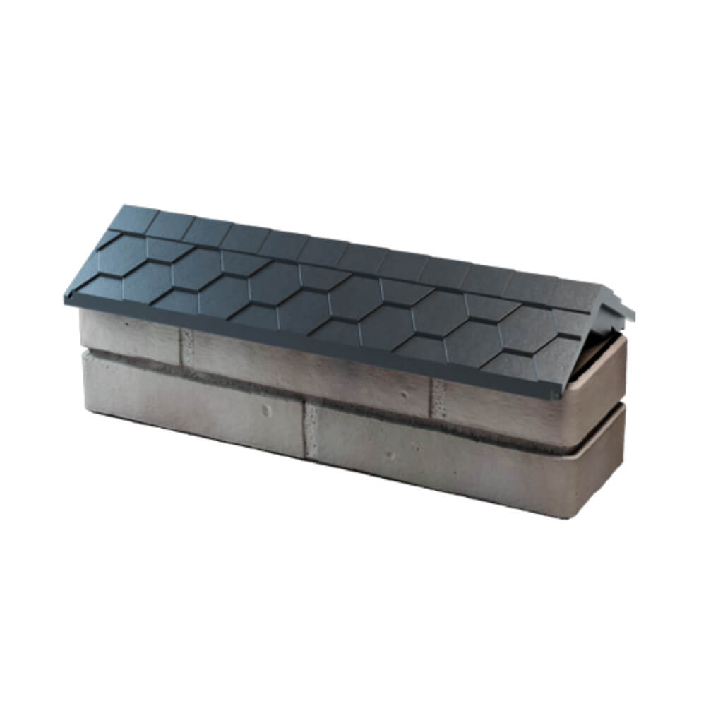 Парапет Zking Эверест Серый с посадкой на 0.5 кирпича (130мм) в Грозном фото