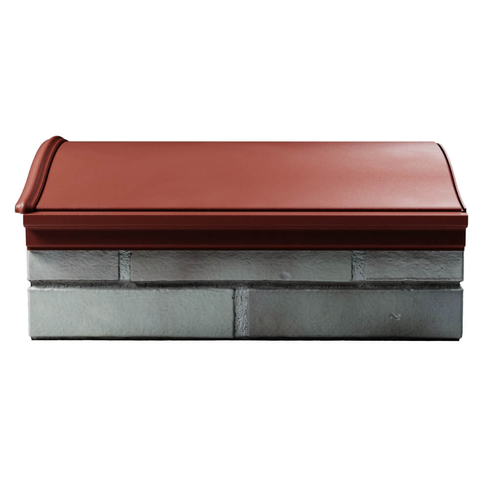 Парапет Zking Монблан Красный посадка на 1.5 кирпича (355/385мм) в Грозном фото