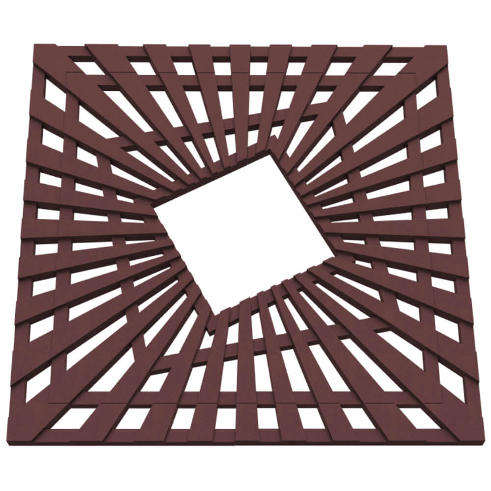 Приствольная решетка для дерева ZKING ATMOSPHERE 1.2х1.2м Коричневая в Грозном фото