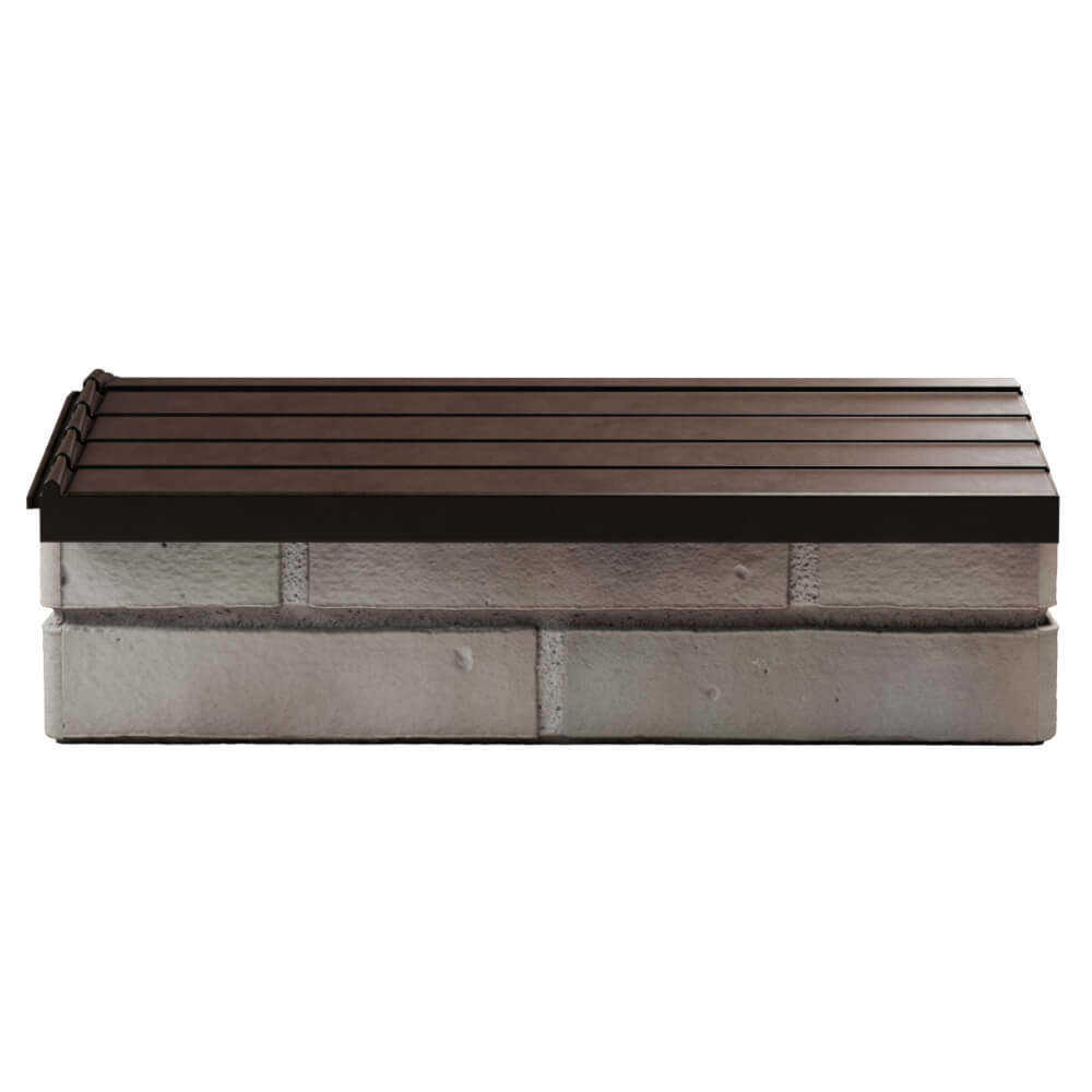 Парапет Zking Бона ХайТек Коричневый с посадкой на 1 кирпич (200/225/255мм) в Грозном фото