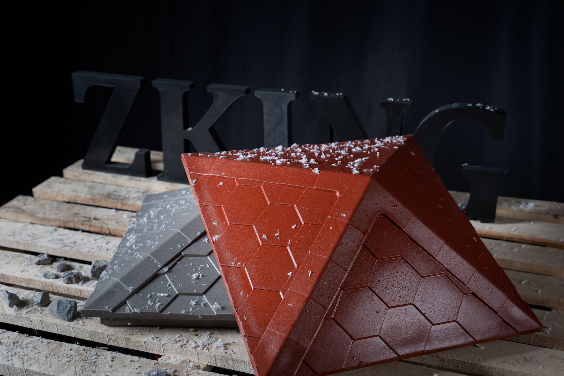 Колпак Zking Эверест Красный на столб 1.5х1.5 кирпича (390х390мм) в Грозном фото