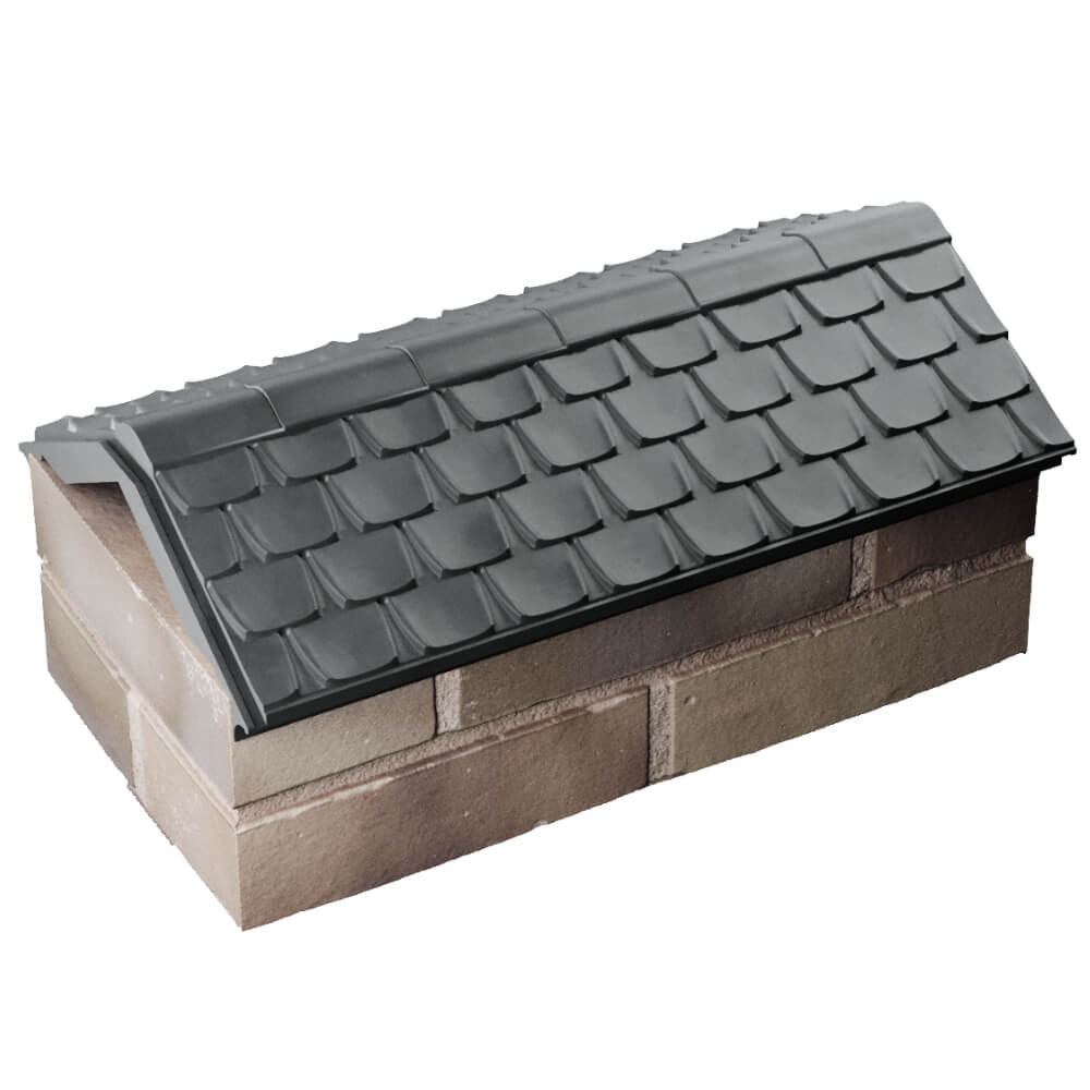 Парапет Zking Эльбрус Серый с посадкой на 1 кирпич (255мм) в Грозном фото