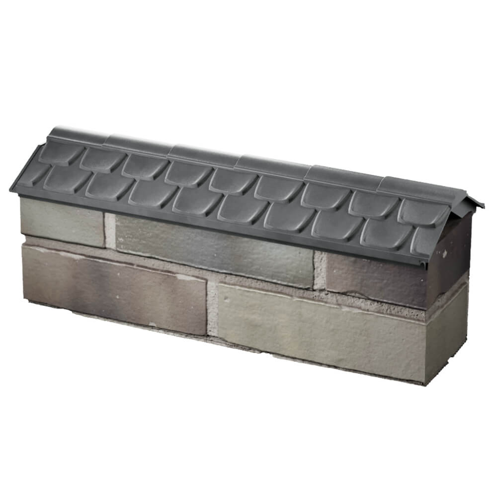 Парапет Zking Эльбрус Серый с посадкой на 0.5 кирпича (130мм) в Грозном фото