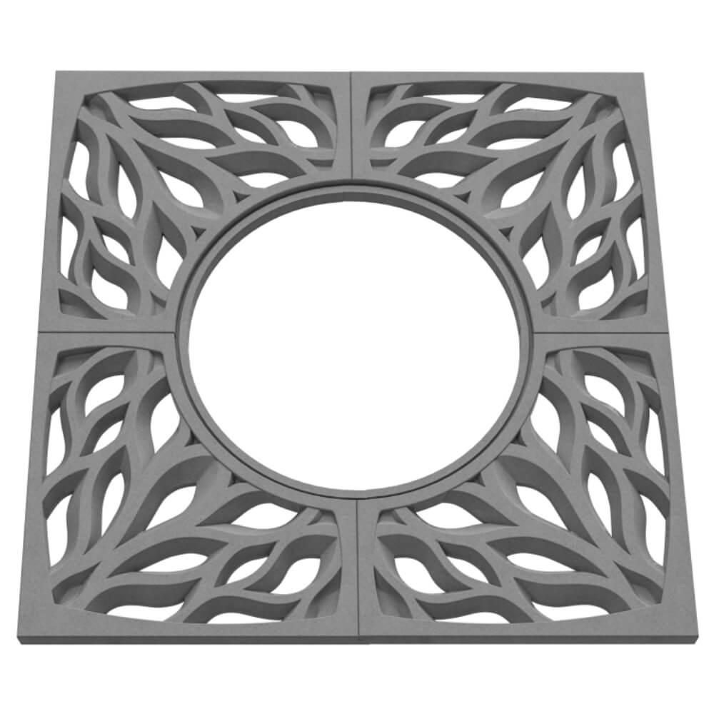 Приствольная решетка для дерева ZKING CRUST 1.2х1.2м Серая в Грозном фото