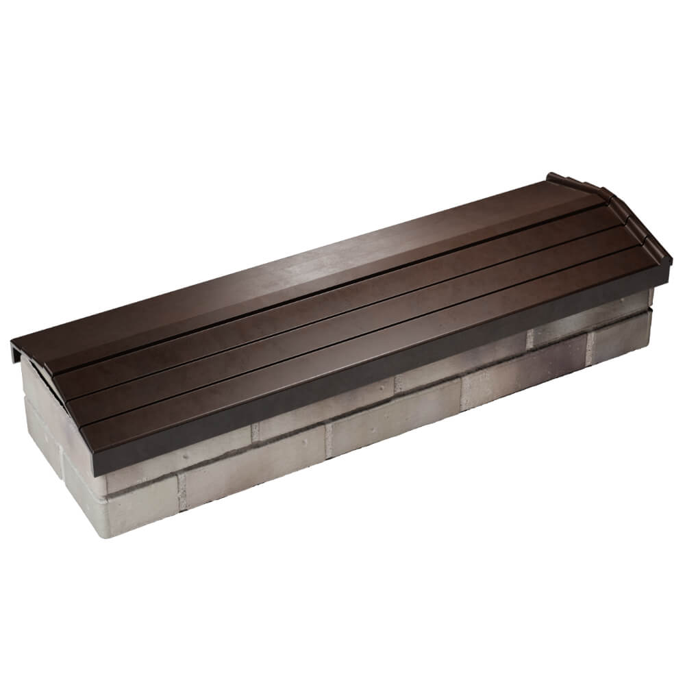 Парапет Zking Бона ХайТек Коричневый посадка на 0.5 кирпича (130мм) в Грозном фото