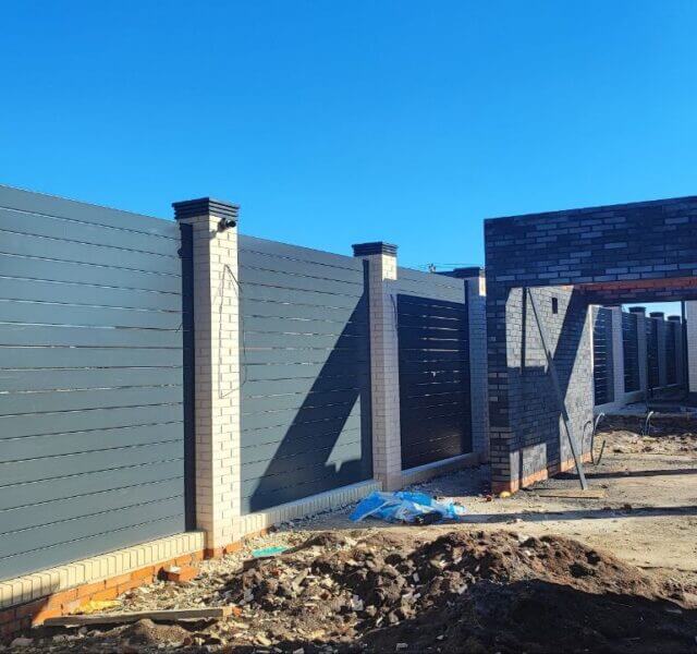 Колпак Zking Бона ХайТек Серый на столб 1.5х1.5 кирпича (385х385мм) в Грозном фото