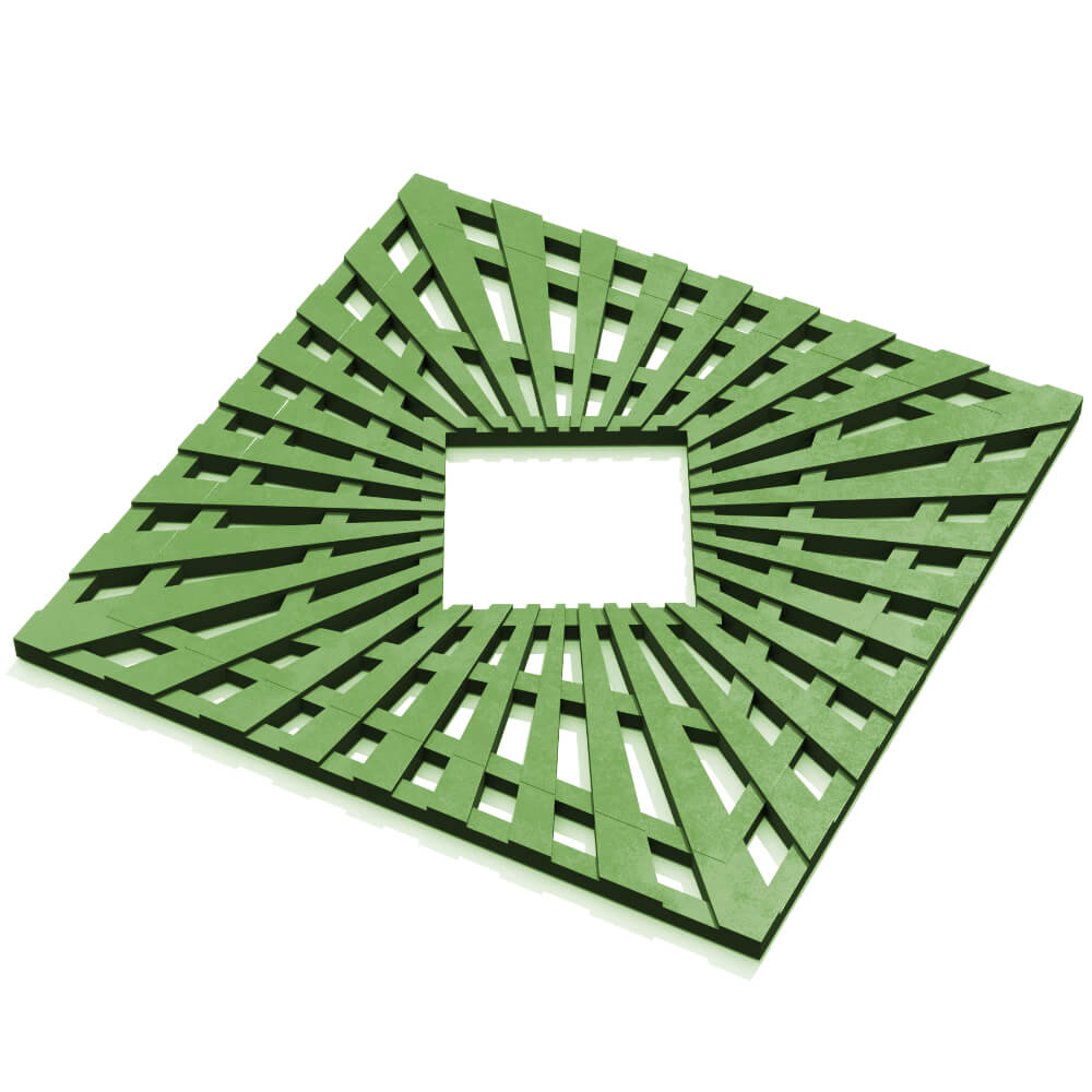 Приствольная решетка для дерева ZKING ATMOSPHERE 1.2х1.2м Зеленая в Грозном фото