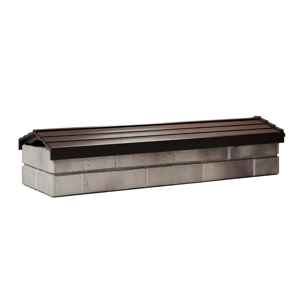 Парапет Zking Бона ХайТек Коричневый посадка на 0.5 кирпича (130мм) Грозный фото