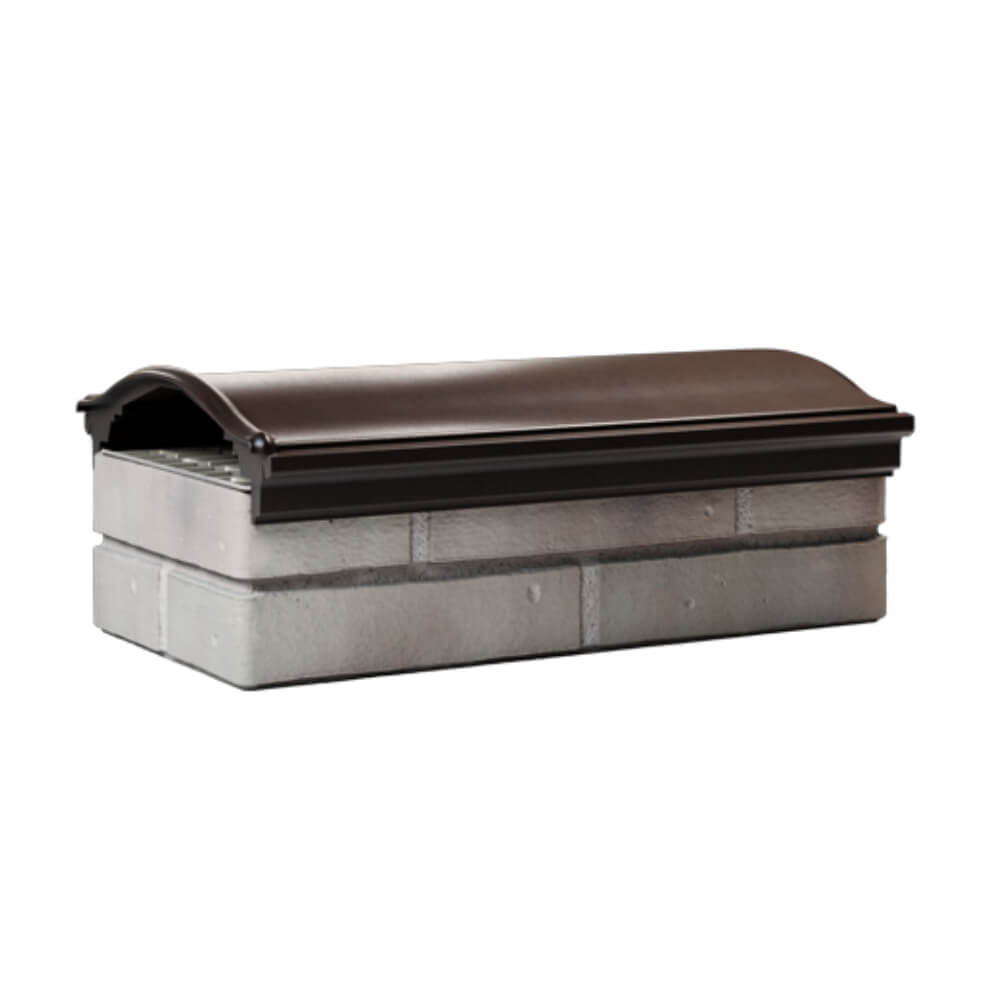 Парапет Zking Монблан Коричневый посадка на 1 кирпич (200/225/255мм) Грозный фото