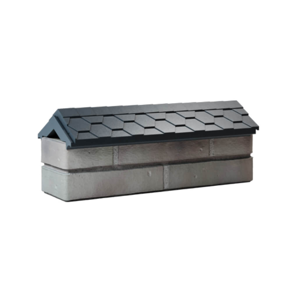 Парапет Zking Эверест Серый с посадкой на 0.5 кирпича (130мм) Грозный фото