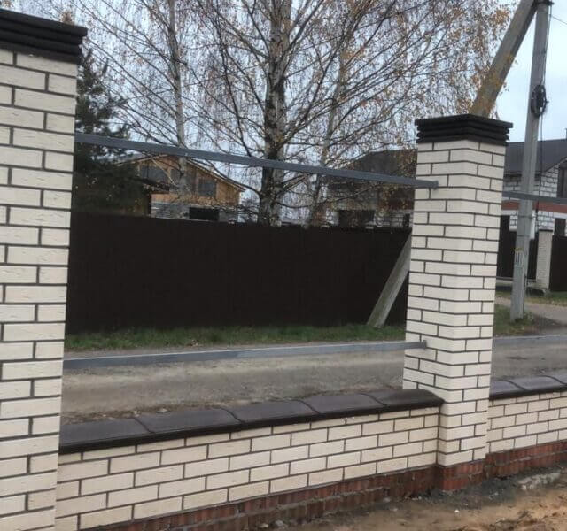 Колпак Zking Бона ХайТек Коричневый на столб 1.5х1.5 кирпича (385х385мм) в Грозном фото