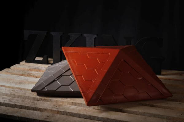 Колпак Zking Эверест Красный на столб 1.5х1.5 кирпича (390х390мм) в Грозном фото