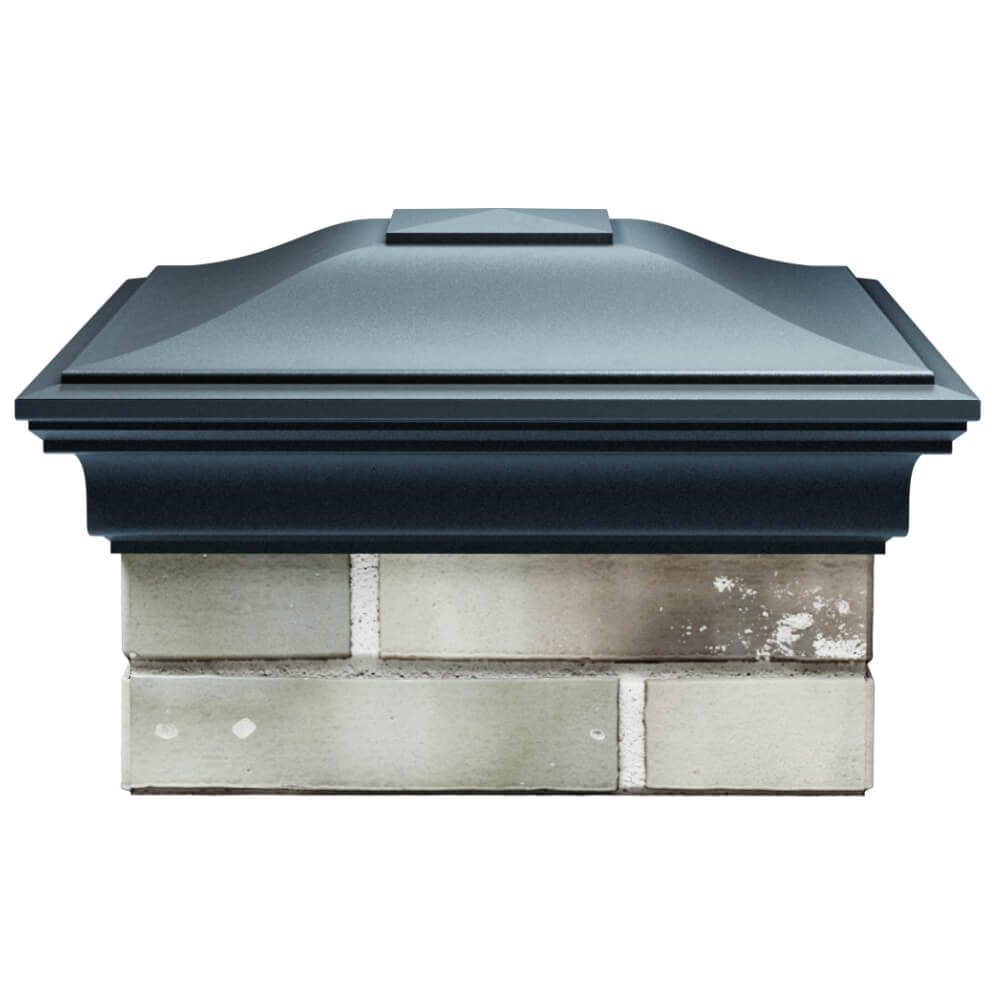 Колпак Zking Монблан Серый на столб 1.5х1.5 кирпича (385х385мм) Грозный фото