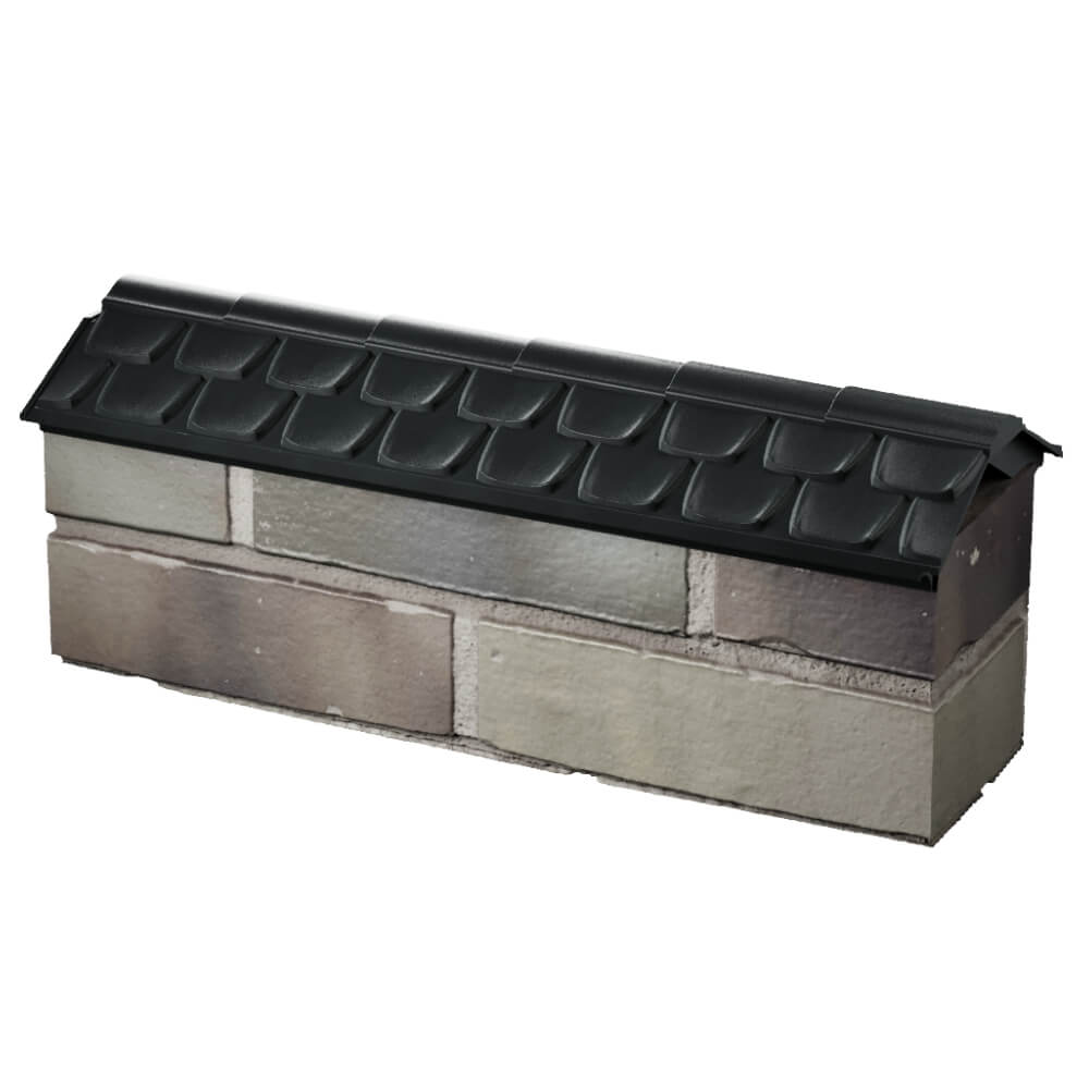 Парапет Zking Эльбрус Черный с посадкой на 0.5 кирпича (130мм) в Грозном фото