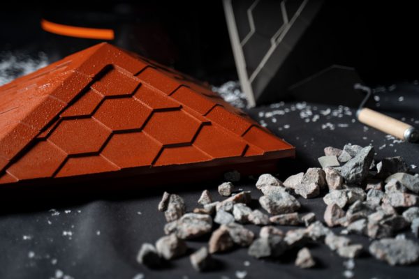 Колпак Zking Эверест Красный на столб 1.5х1.5 кирпича (390х390мм) в Грозном фото