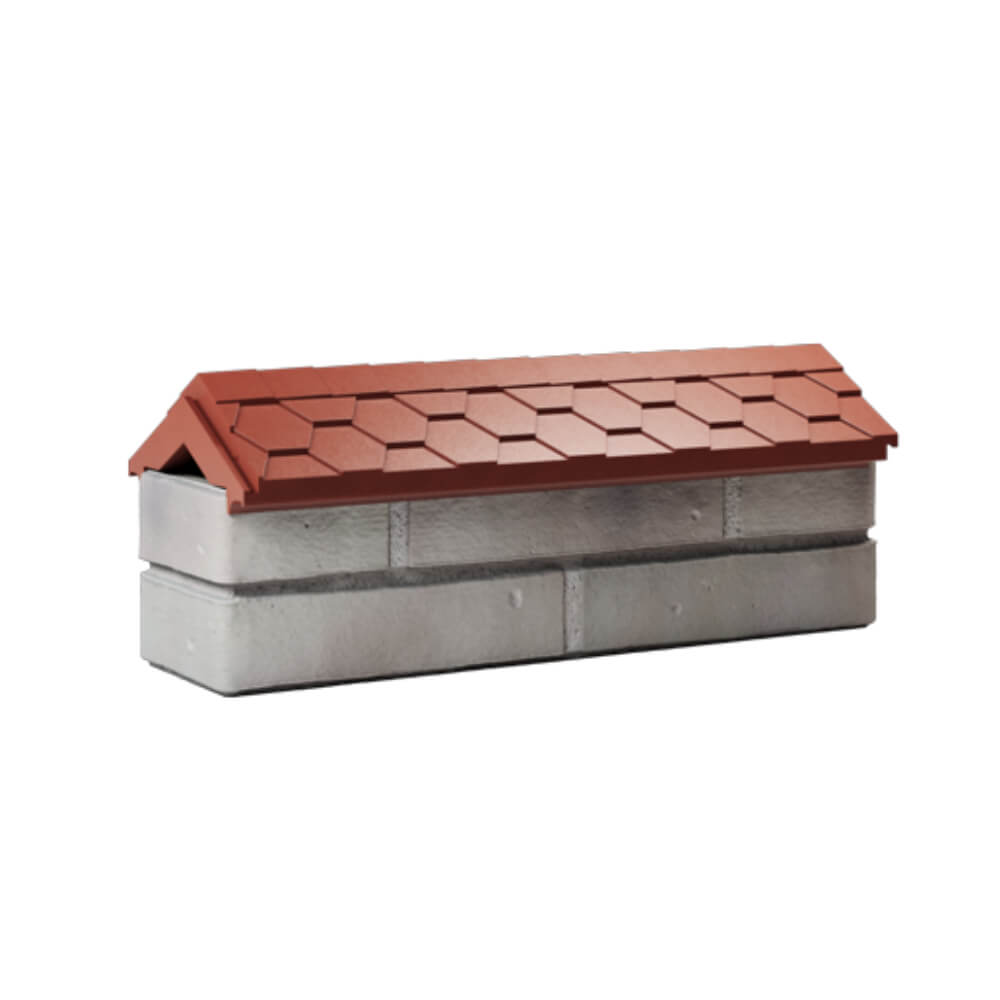 Парапет Zking Эверест Красный с посадкой на 0.5 кирпича (130мм) Грозный фото