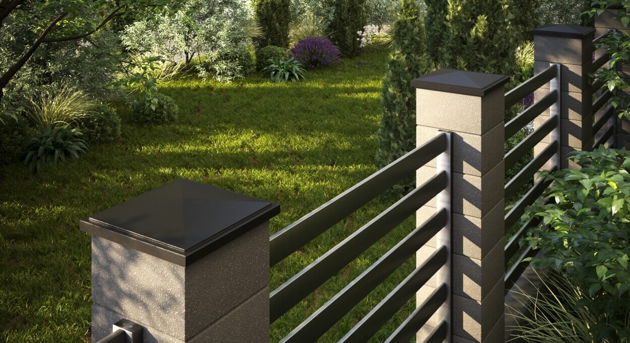 Колпак Zking БонаМоно Коричневый на столб 1.5х1.5 кирпича (385х385, 400х400мм) в Грозном фото