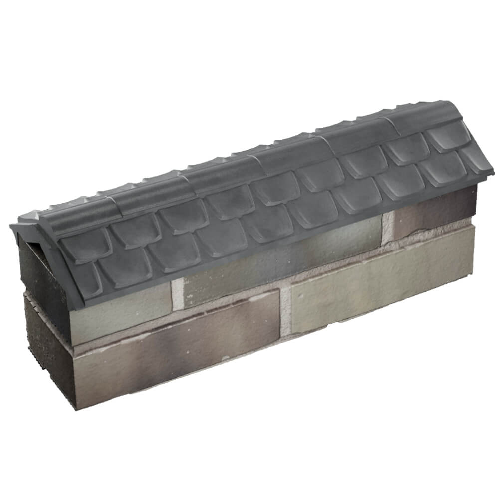 Парапет Zking Эльбрус Серый с посадкой на 0.5 кирпича (130мм) в Грозном фото