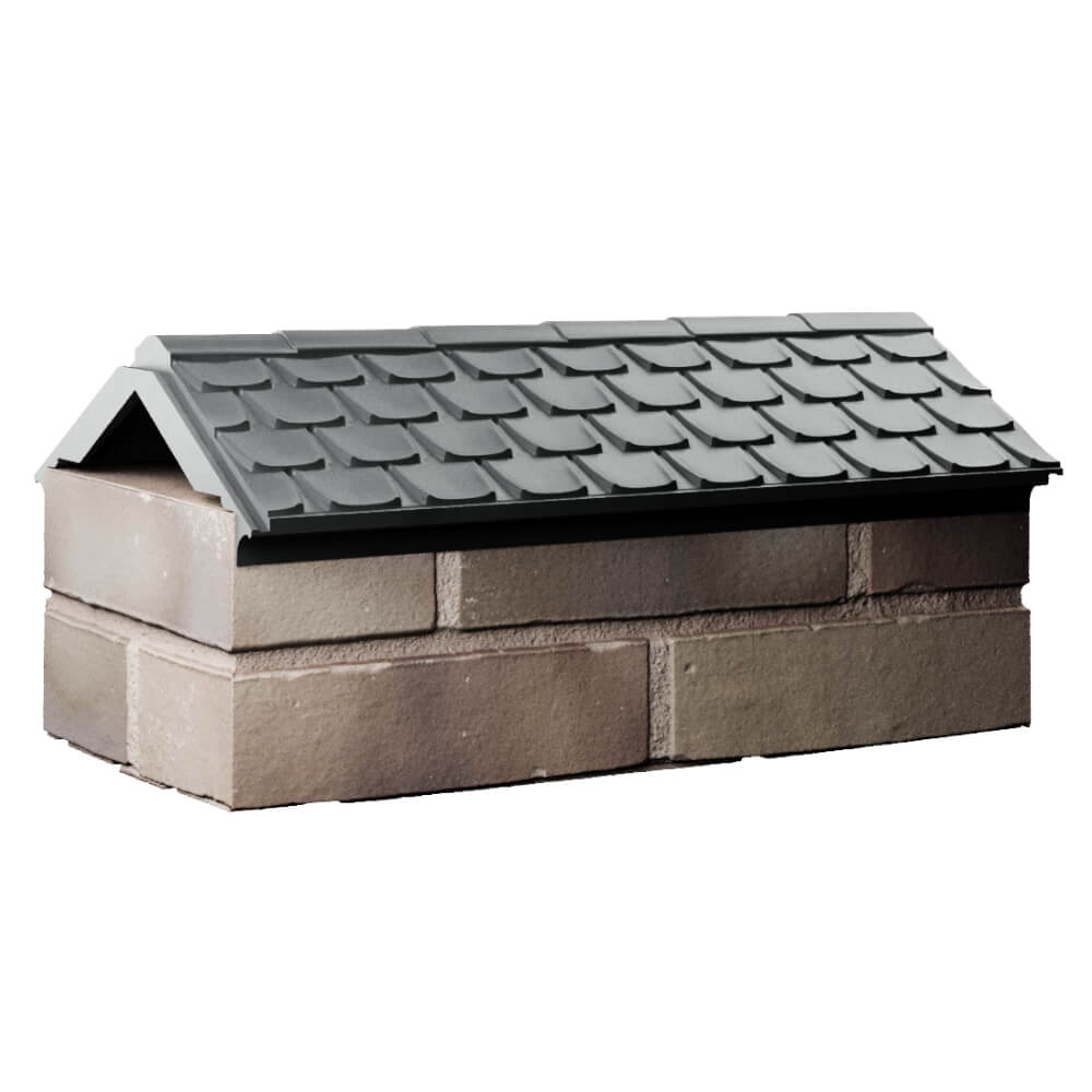 Парапет Zking Эльбрус Серый с посадкой на 1 кирпич (255мм) Грозный фото