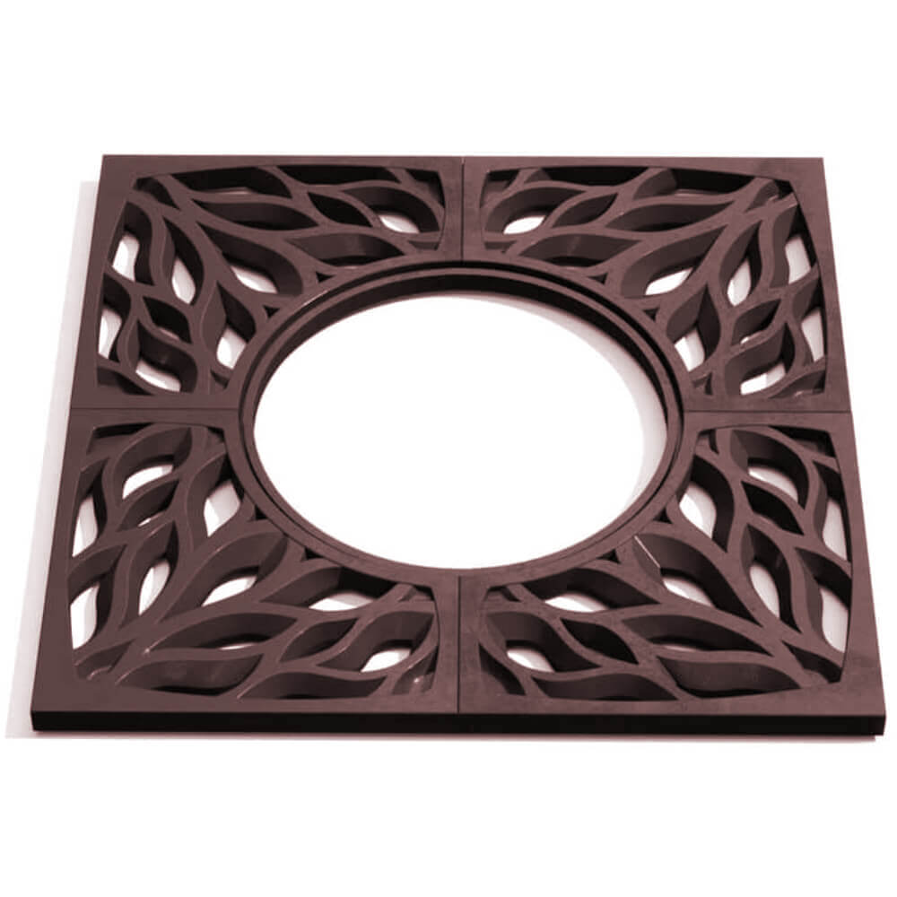 Приствольная решетка для дерева ZKING CRUST 1.2х1.2м Коричневая Грозный фото