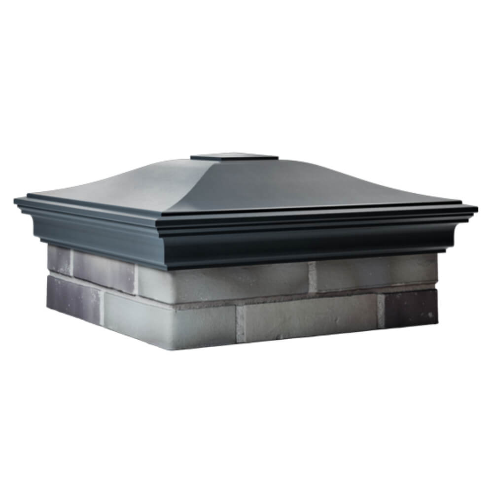 Колпак Zking Монблан Серый на столб 2х2 кирпича (515х515мм) в Грозном фото