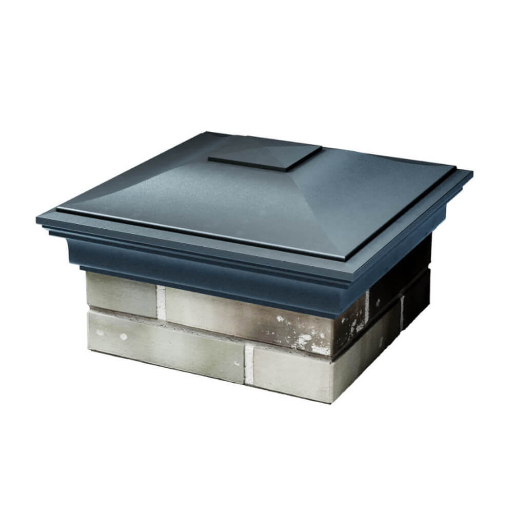 Колпак Zking Монблан Серый на столб 1.5х1.5 еврокирпича 0.7НФ (355х355мм) в Грозном фото