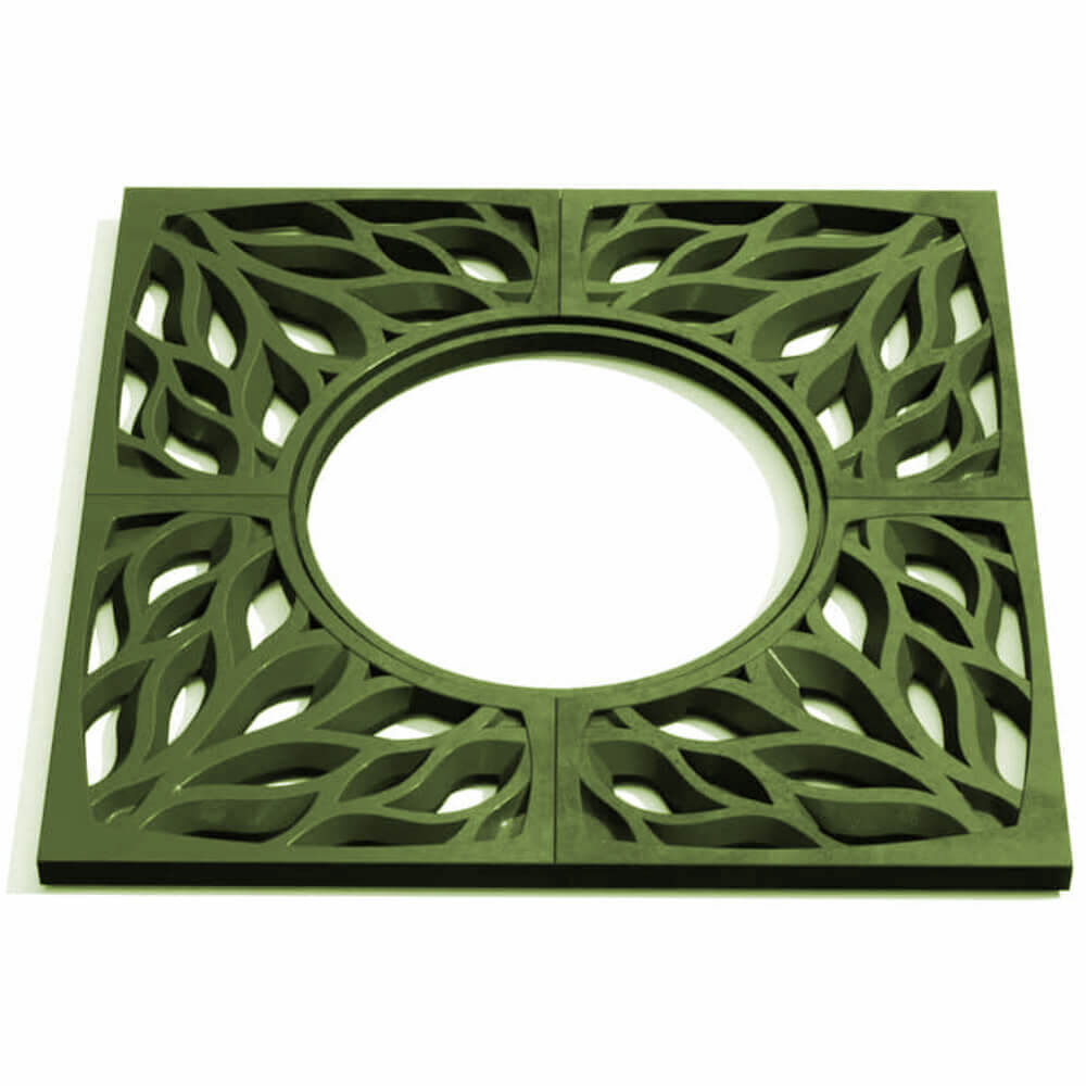 Приствольная решетка для дерева ZKING CRUST 1.2х1.2м Зеленая Грозный фото