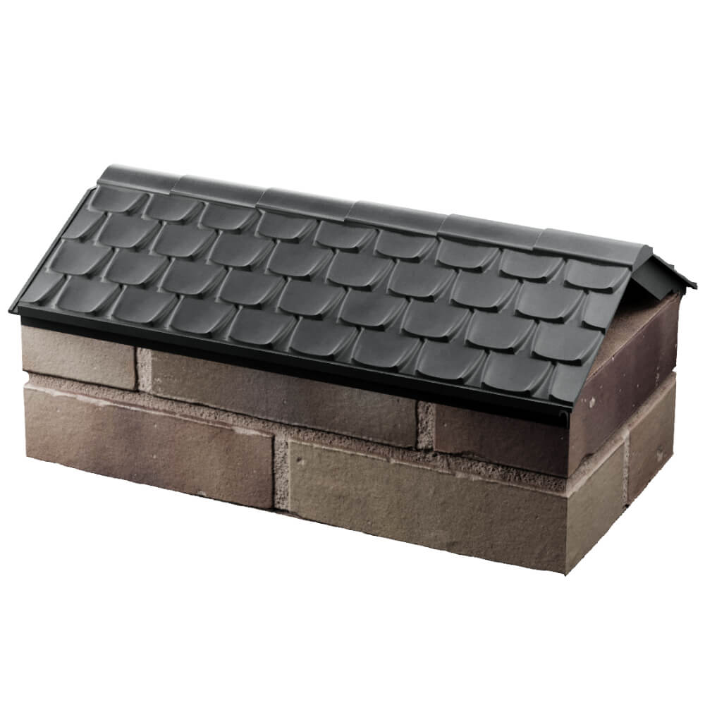 Парапет Zking Эльбрус Серый с посадкой на 1 кирпич (255мм) в Грозном фото