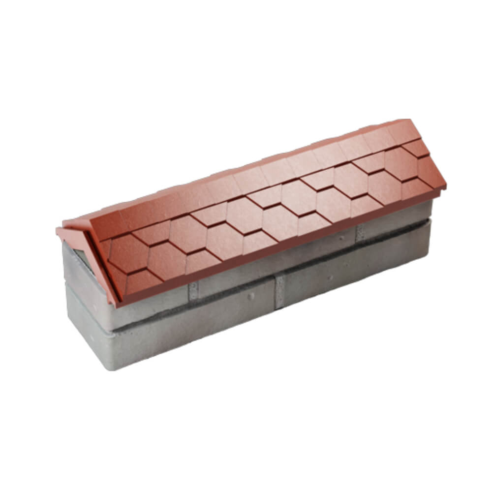 Парапет Zking Эверест Красный с посадкой на 0.5 кирпича (130мм) в Грозном фото