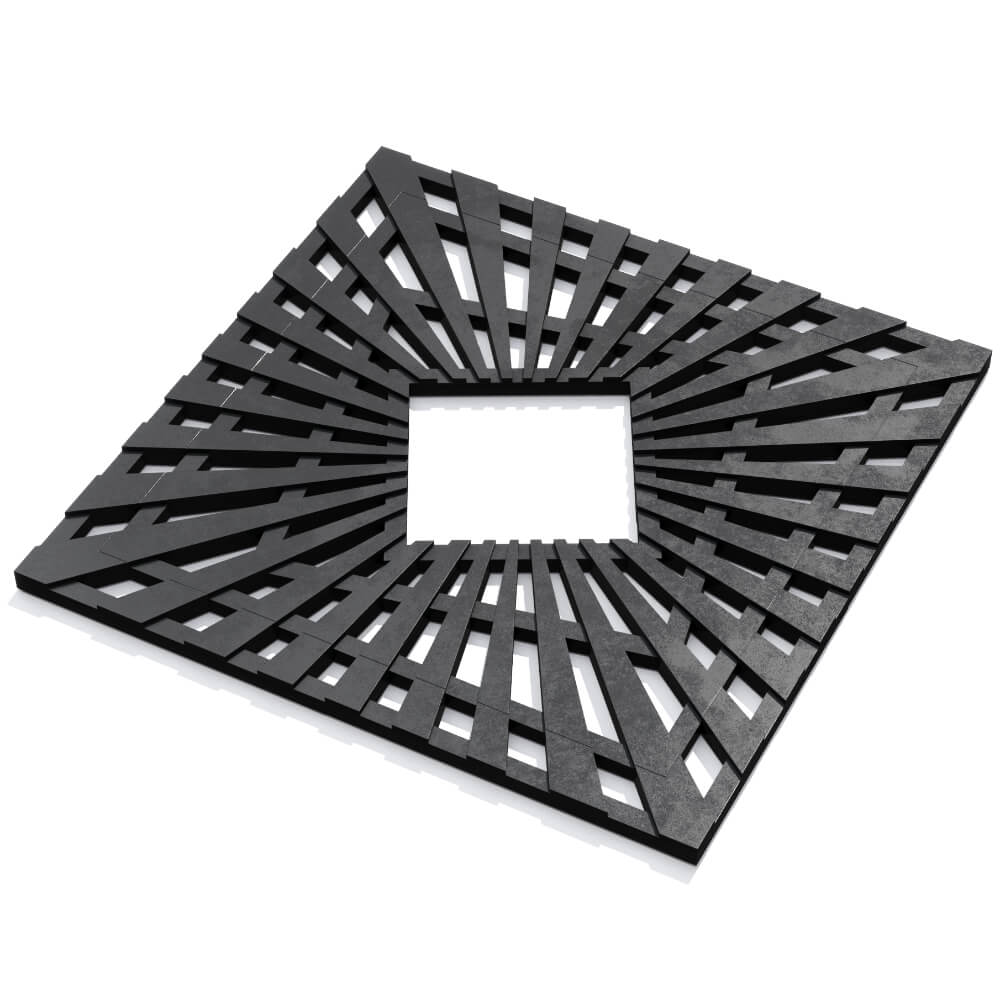 Приствольная решетка для дерева ZKING ATMOSPHERE 1.2х1.2м Черная в Грозном фото