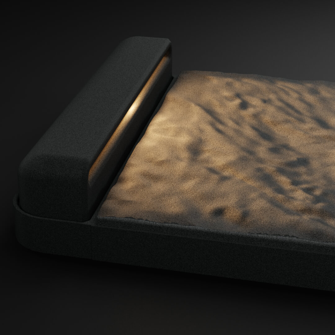 LED Светильник для шаговой плиты STONE Графитовый Серый 330х75х98мм Грозный фото