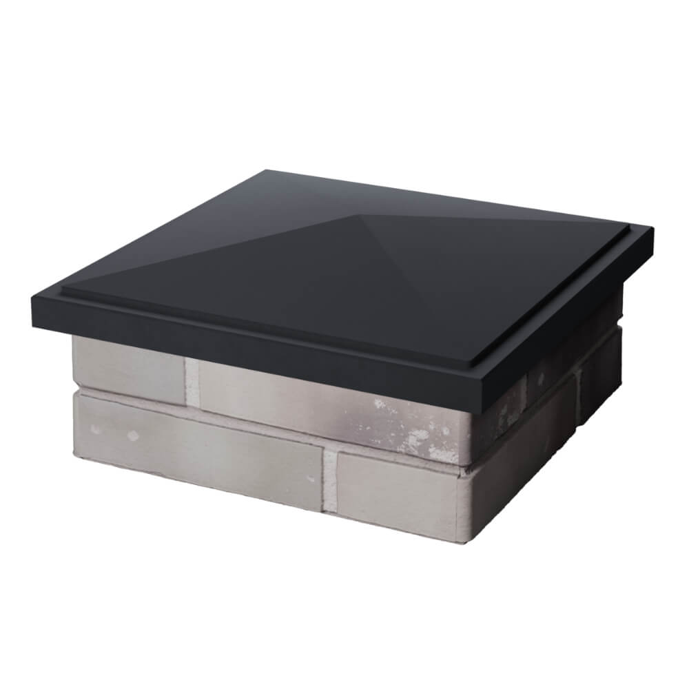 Колпак Zking БонаМоно Серый на столб 1.5х1.5 кирпича (385х385, 400х400мм) в Грозном фото