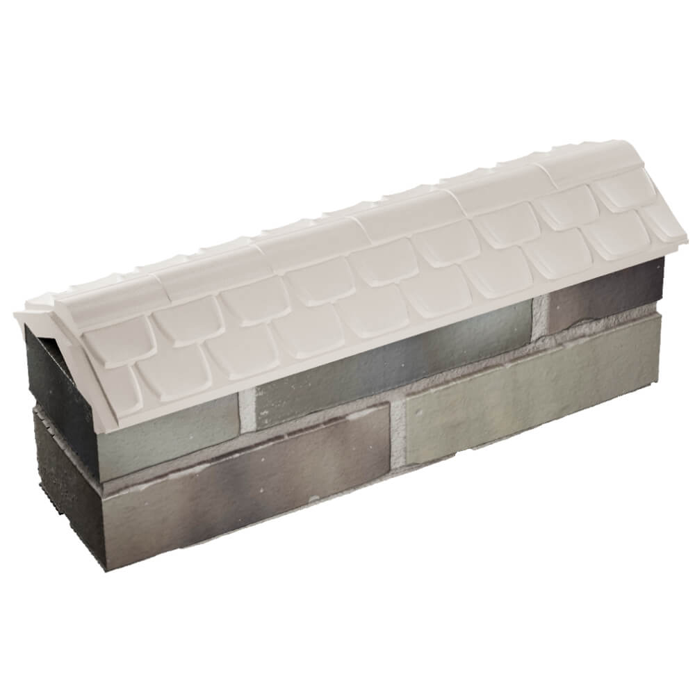 Парапет Zking Эльбрус Бежевый с посадкой на 0.5 кирпича (130мм) в Грозном фото