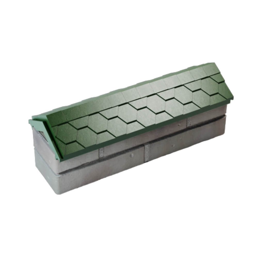 Парапет Zking Эверест Зеленый с посадкой на 0.5 кирпича (130мм) в Грозном фото