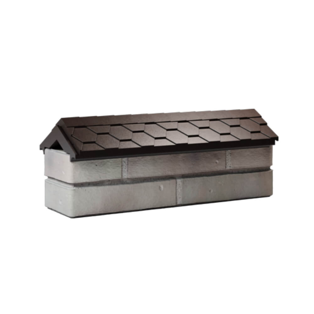 Парапет Zking Эверест Коричневый с посадкой на 0.5 кирпича (130мм) Грозный фото