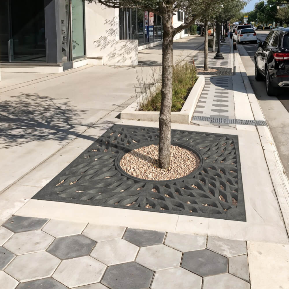 Приствольная решетка для дерева ZKING CRUST 2х2м Черная в Грозном фото