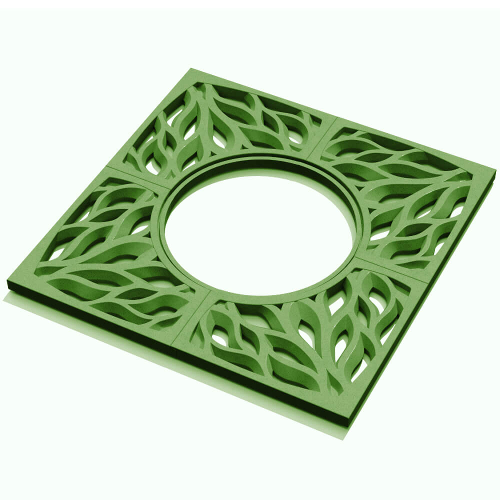 Приствольная решетка для дерева ZKING CRUST 1.2х1.2м Зеленая в Грозном фото